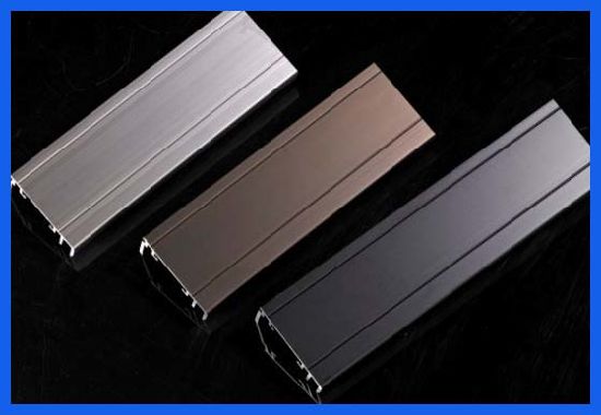 Tubo / tubo / tubos de perfil extruido de aluminio con revestimiento en polvo 7075 5042 6063 3003
