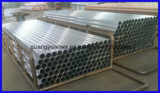 Tubo de aluminio 6063 T5 en polvo o anodizado